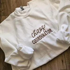 Chaos coordinator embroidery sweatshirt