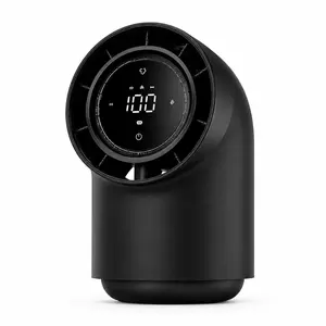 Smart Desk Fan with LED Touch Screen, Natural Breeze Airflow, 8000mAh Battery, 180° Oscillation, Home Monitoring Camera, Wireless Security Cameras, 1080p Resolution