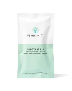 Femininity Smooth as Silk Refill Soft Gel Supplement Naturally Restores & Improves Feminine Moisture + Health