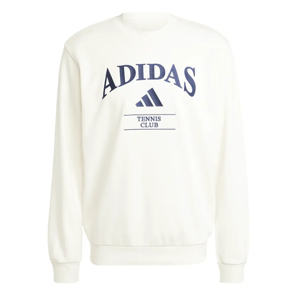 adidas Mens Heritage Graphic Crew Sweatshirt Casual - Off White