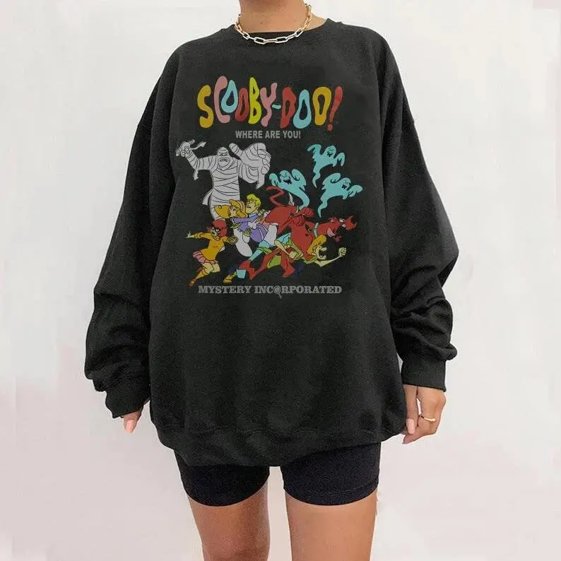 Vintage Scooby Shirt, 90s Halloween Movie T-Shirt, Retro Halloween Sweatshirt, Scooby Doo T-Shirt, Vintage Movie Character Tee, Scooby Sweatshirt