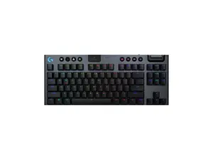 Logitech G915 LIGHTSPEED Wireless Mechanical Gaming Keyboard - Low Profile GL Clicky Key Switches, LIGHTSYNC RGB, Bluetooth Support - Black