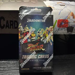 Cardsmith Street Fighter Series One Sealed Box - 2 Packs of Cards, 5 Cards per Pack, Capcom