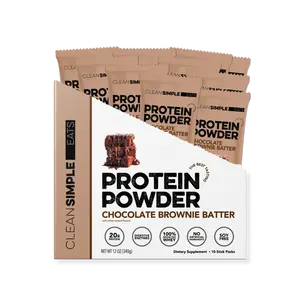 Protein Powder: Brownie Batter (10 Single Serving Stick Packs)