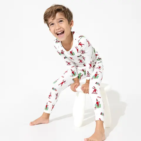 BELLABU BEAR Bamboo Boys' Pajamas, Kids' Sleepwear for 3-14 Years