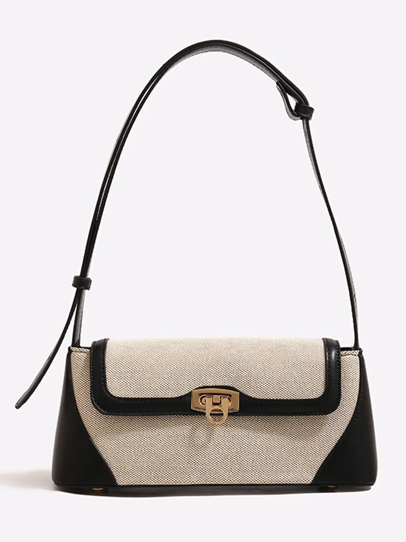 Women's Fashionable Color-block Shoulder Bag, Casual Versatile Underarm Bag for Daily Used, Trendy All-match Commuting Bag