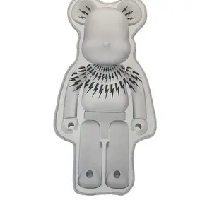 Custom Bear Character Rugs - Fun Collectible Design for Bedrooms & Game Rooms - Versatile Aesthetic Enhancer for Any Room