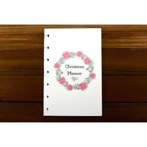 Christmas Planner Extension Pack for the Mini Happy Planner, Fits 7-Disc Notebook, Christmas Organizer, Happy Planner Inserts