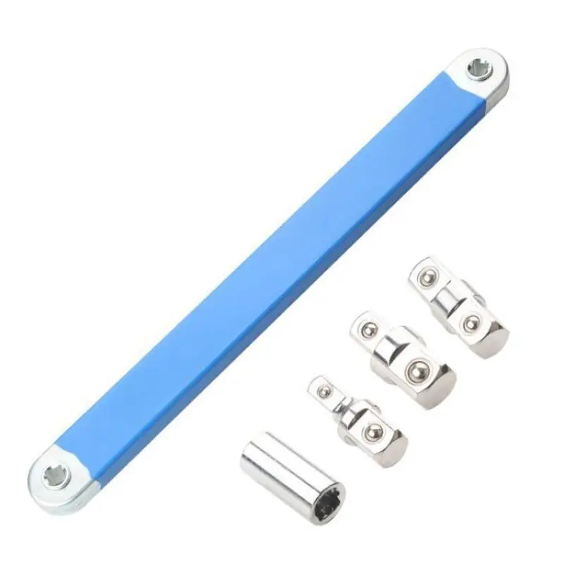 Extension Ratchet Wrench, Adjustable Long Multi-Functional Universal Tool, Durable and Versatile for Various Tasks