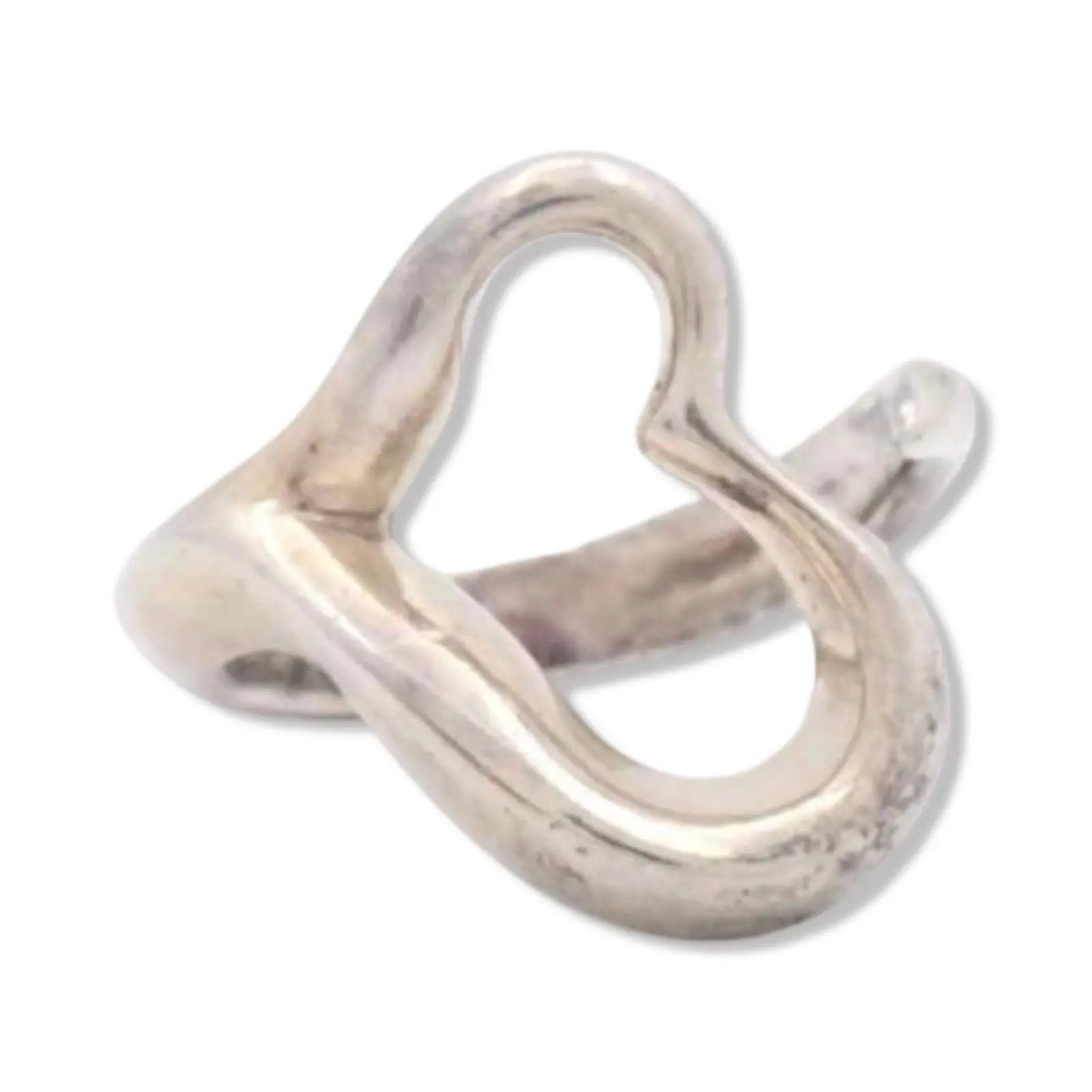Pre-owned Tiffany & Co Heart Ring Size 5 TIF1044
