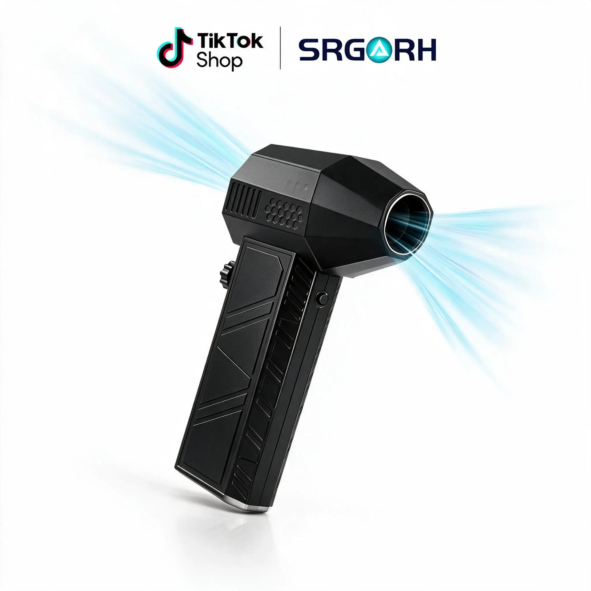 SRGARH Cordless Mini Blower - High-Speed Handheld Rechargeable Type-C Charging Tool for Car, Computer Keys Dust Removal, Led Lights
