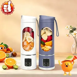 【fathersdaygiftideas 】Ultimate Digital Juicer Blender with LED Display, Multimode Juicer Machine for Fruit & Vegetable, Leak-Proof, Large Capacity & USB Rechargeable Blender for Liquid Diet, Compact Smoothieblender Travel Mate, Household Kitchen Gadgets