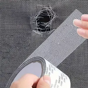 Window Screen Repair Tape, Self Adhesive Mesh Tape for Broken Holes Repairing, Strong Self Adhesive Window Screen Repair Tape