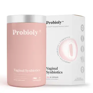 Probioly Women's Natural Dietary Probiotic Supplement - Prebiotic-Infused Capsules for Odor and pH Balance Support - 60 Count