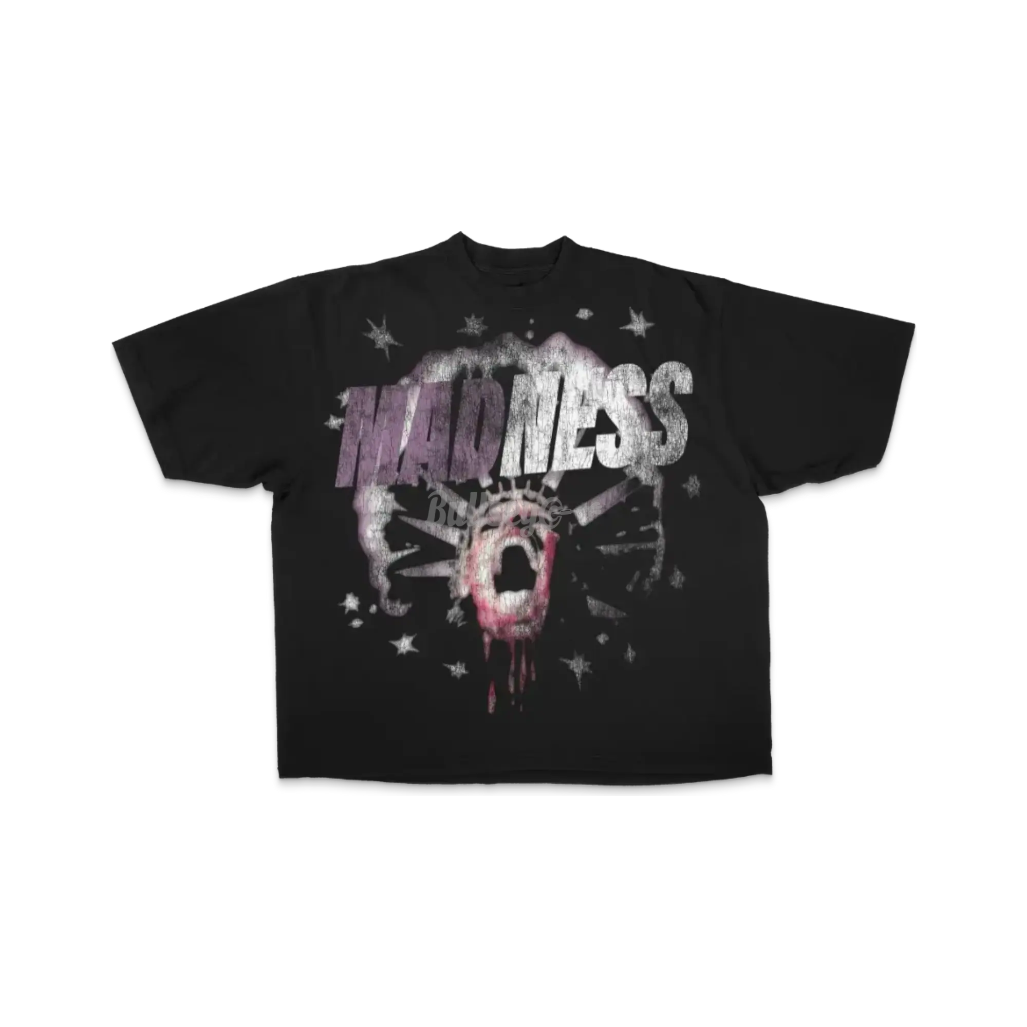 Works Of Madness Mad Saint Black T-Shirt