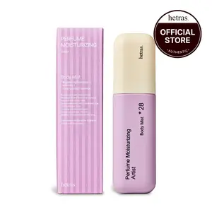 [hetras] Perfume Body Mist, Artist Scent | Moisturizing Niacinamide Body Spray | Body Glow, Smooth Skin | for Texture & Uneven Skin tone | Long-Lasting Skin Scent | Korean Skincare, 4.06 Fl.Oz