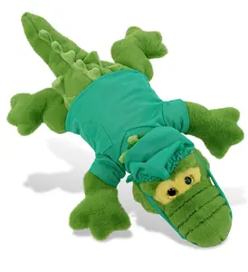 DOLLIBU 17" Large Green Doctor Theme Alligator Stuffed Toy - Super-Soft Plush Doll, Suitable for Ages 0+