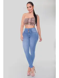 Jean Levanta Cola Colombiano Skinny Jean - High Waist for Women - Womenswear, Bottom Fashion Chic