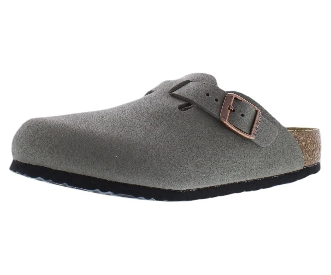 Birkenstock Boston Narrow Fit Kids' Casual Sports Shoes, No Solid Design, Available in Kids Sizes (PS Narrow Width), Boys, Flat Heel (1 Cm Or Less)