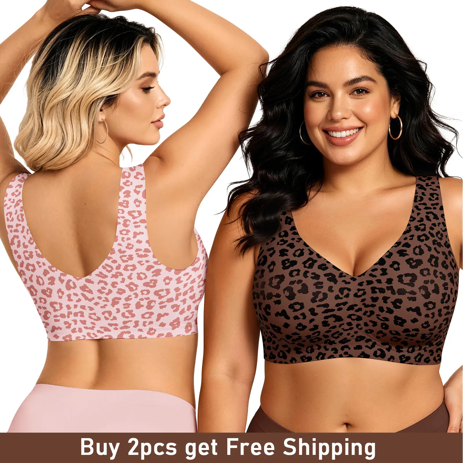 Vertvie｜EMILY Seamless Active Tank Bra, Jelly Bras, Pullover Wireless Comfort for Everyday Movement