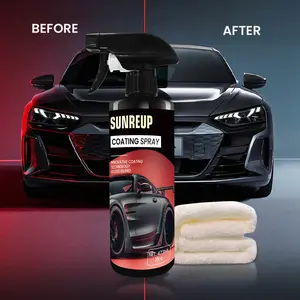 Ceramic Spray Coating - Professional-grade Sealant for Maximum Gloss & Shine - Waterless Wash & Wax - Last So Long, Quick & Easy for Cars, Motorcycles, Boats & More - 16oz Bottle detailing