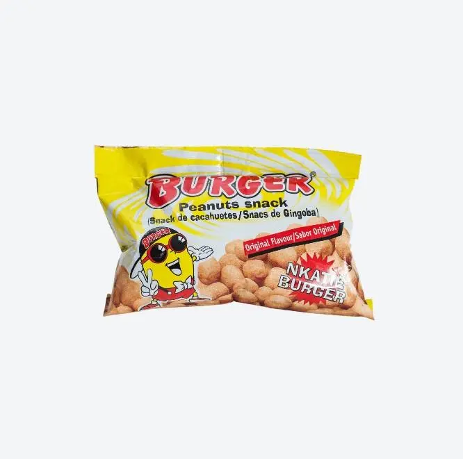Crunchy Nuts Peanut Flavor Burger Snack, 50g Nut Snack Packs (Pack of 12), Hand Roasted Packaged Peanuts, Crunchy Nuts Snack