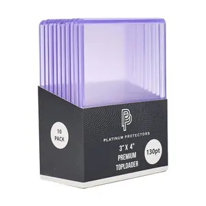 130pt Toploaders -� For Patch Cards & Thick Autographs (10-Pack)