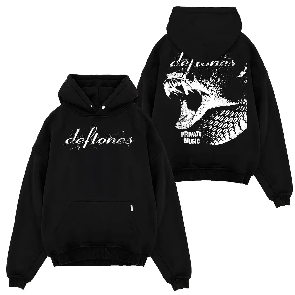Deftones Private Music Album Hoodie, Unisex Streetwear Band Rock Metal Graphic Gift for Music Fans Lovers