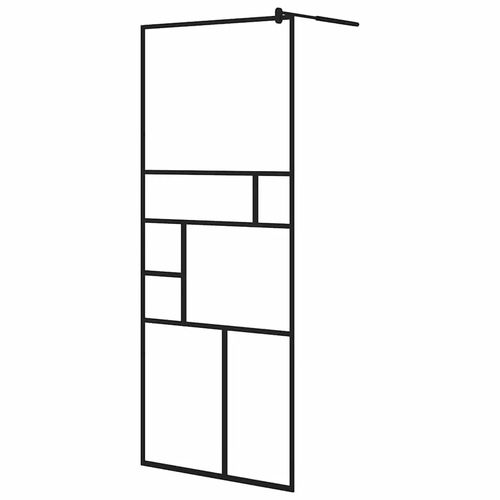 vidaXL Walk-in Shower Enclosure Bathroom Wall Panel Shower Screen ESG Glass 3011169