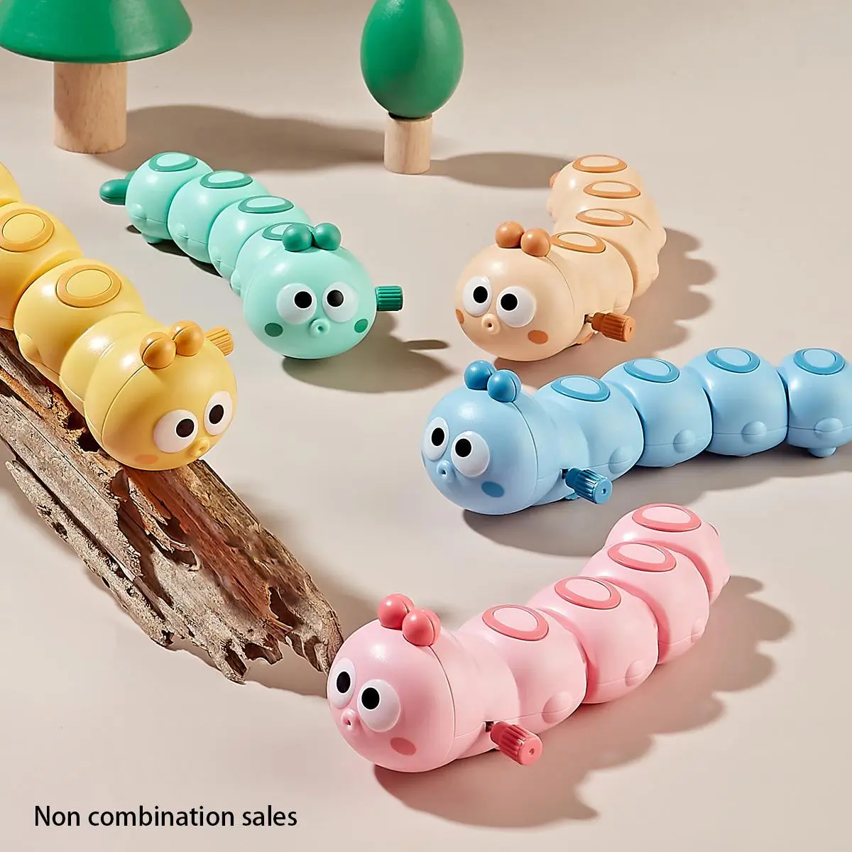 Clockwork Caterpillar, 1 Count Wind Up Worm Design Swing Toy, Creative Cute Worm Design Toy, Fun Toy For Baby & Toddlers