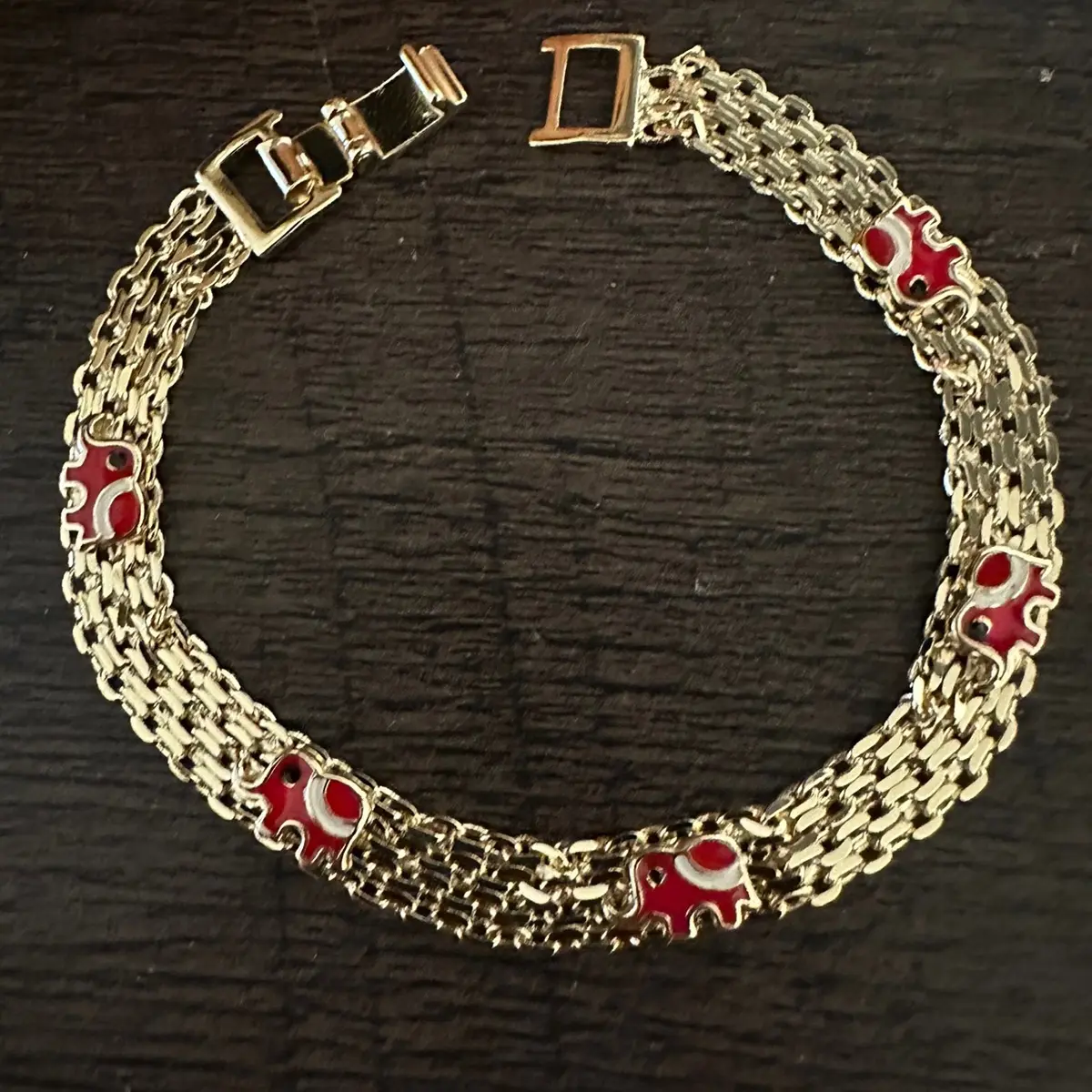 Red Elephant Bracelet good luck bracelet pretty little bracelet buena suerte