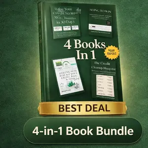 4-in-1 Credit Repair Book All 4 Books Combined Into One Powerful Guide