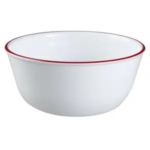 Corelle® Red Banded 28-ounce Large Soup Bowl