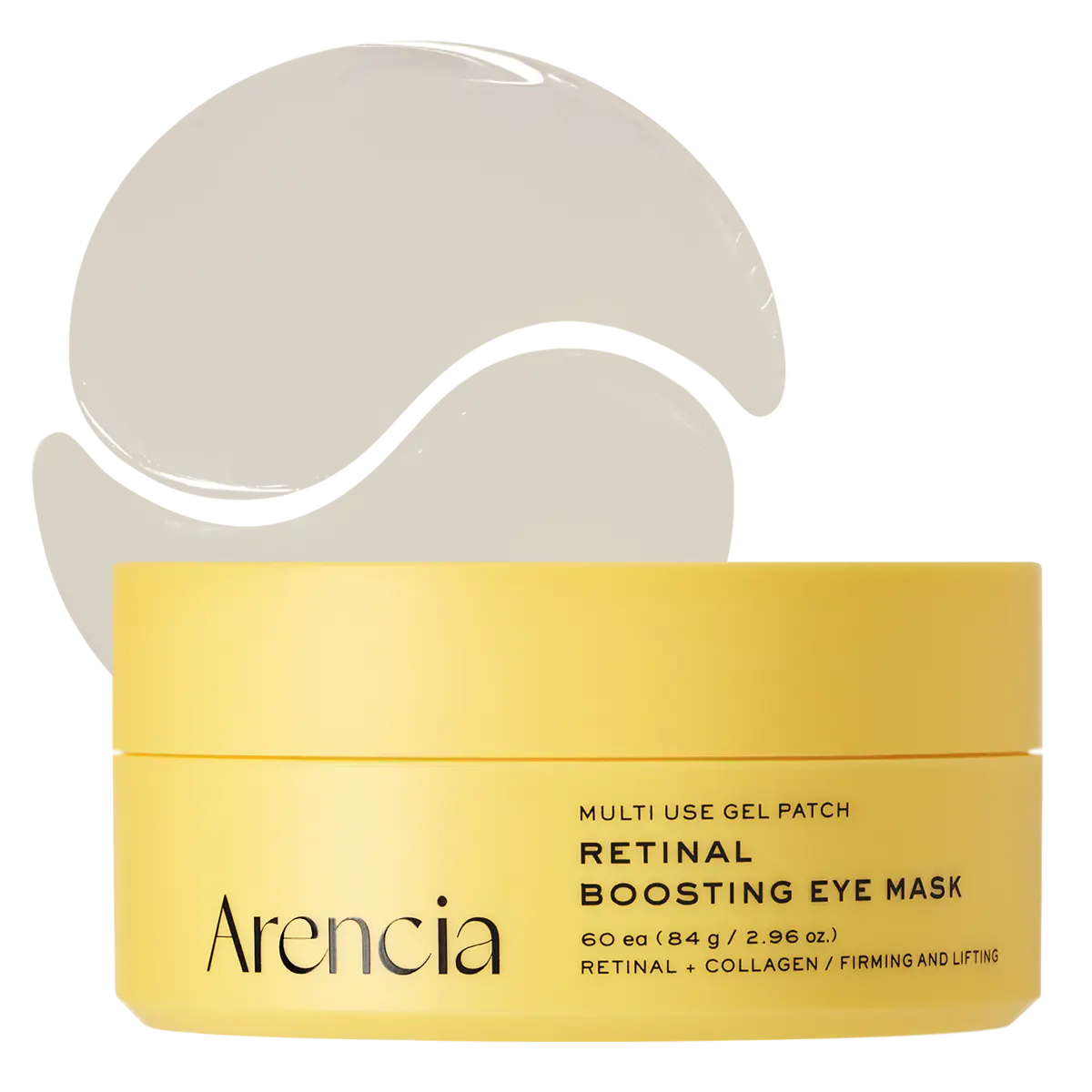 Retinal Boosting Eye Mask Patch – Depuffing Hydrogel Eye Masks with Retinal & Peptides for Under Eye Bags, Fine Lines & Smile Lines | 60 Patches (2.96 oz)