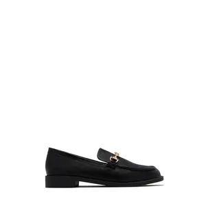 Caroline Loafer Flats - Black PU Caroline Loafer Flats - Black PU