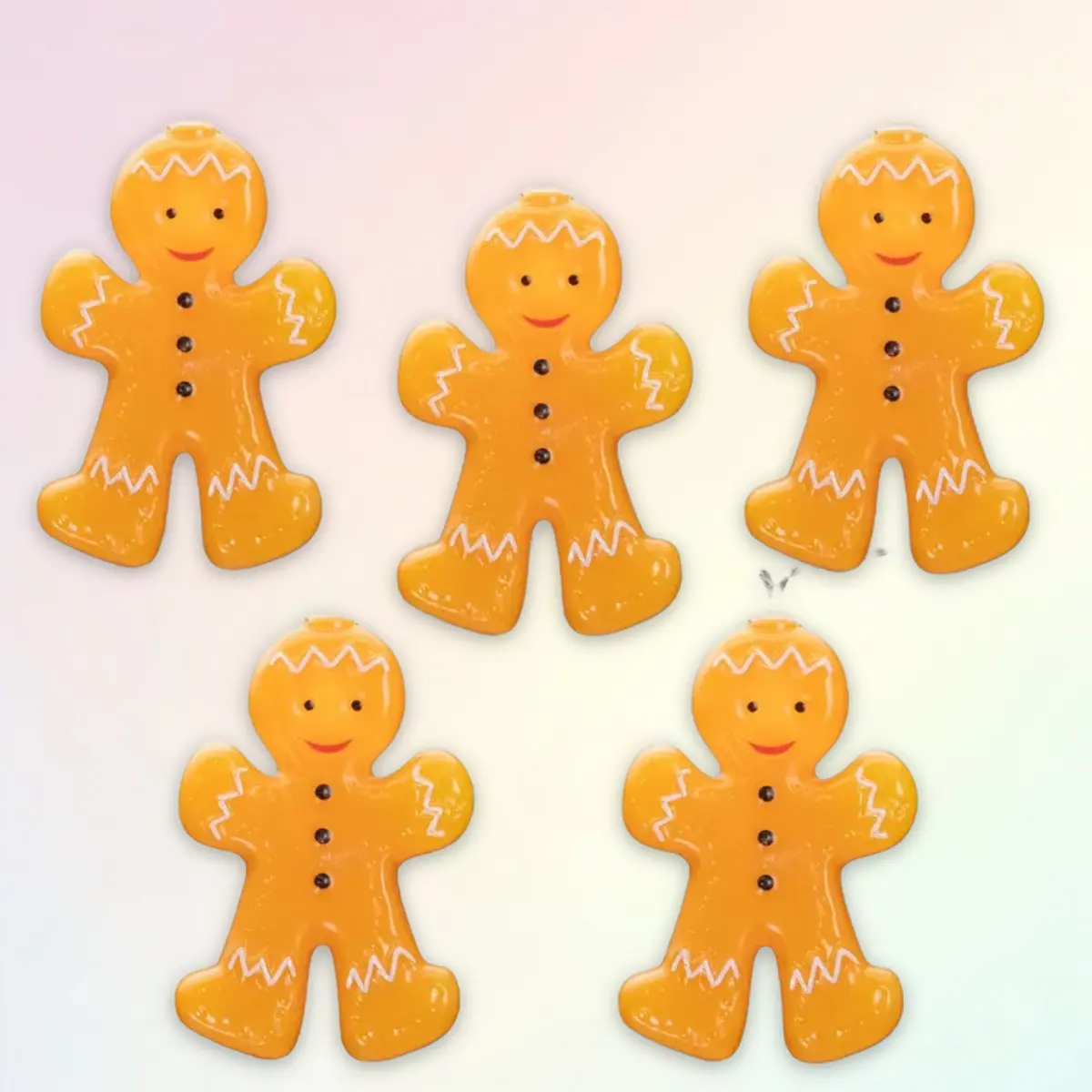 Northlight LED Gingerbread Men Christmas String Lights - 4' Clear Wire - 10ct