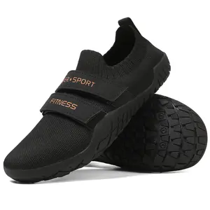 Unisex Velcro Gym Sneakers for Weightlifting Squat Workouts Training Breathable Comfortable Sports Shoes Maximum Support Durability High Intensity Sessions