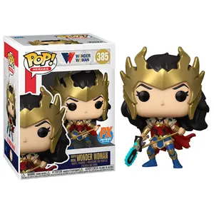 Funko Pop! Death Metal Wonder Woman 385 - Previews Exclusive Vinyl Figure in PopShield Protector