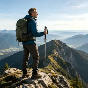 Say goodbye to knee strain! With these lightweight trekking poles, even beginners can conquer the mountains with ease. Aluminum Telescopic