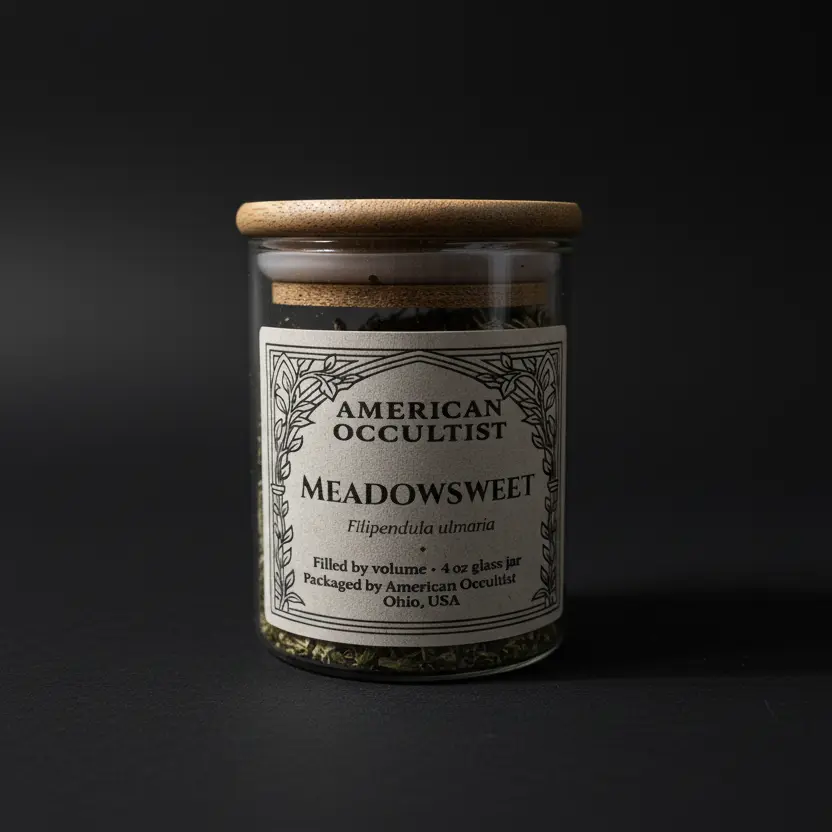 Meadowsweet Ritual Herb Jar — Filipendula ulmaria