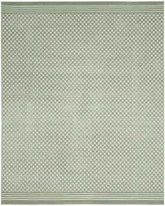 Nourison Home Care Free CAF02 Green Contemporary Loom-woven Rug