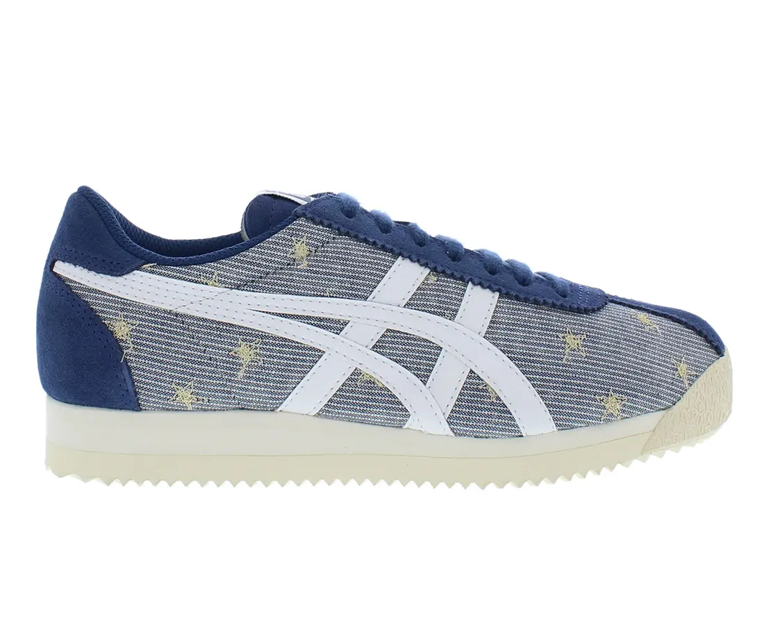 Onitsuka Tiger Women's Corsair Classic Lace-Up Sneaker - Retro Low-Top Athletic Trainer, Casual Walking Closed Footwear