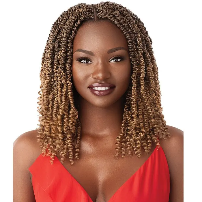 Outre X-Pression Twisted Up Crochet Braid WAVY BOMB TWIST CURLY TIP 12