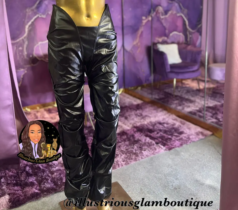 Low Cut Latex Pants