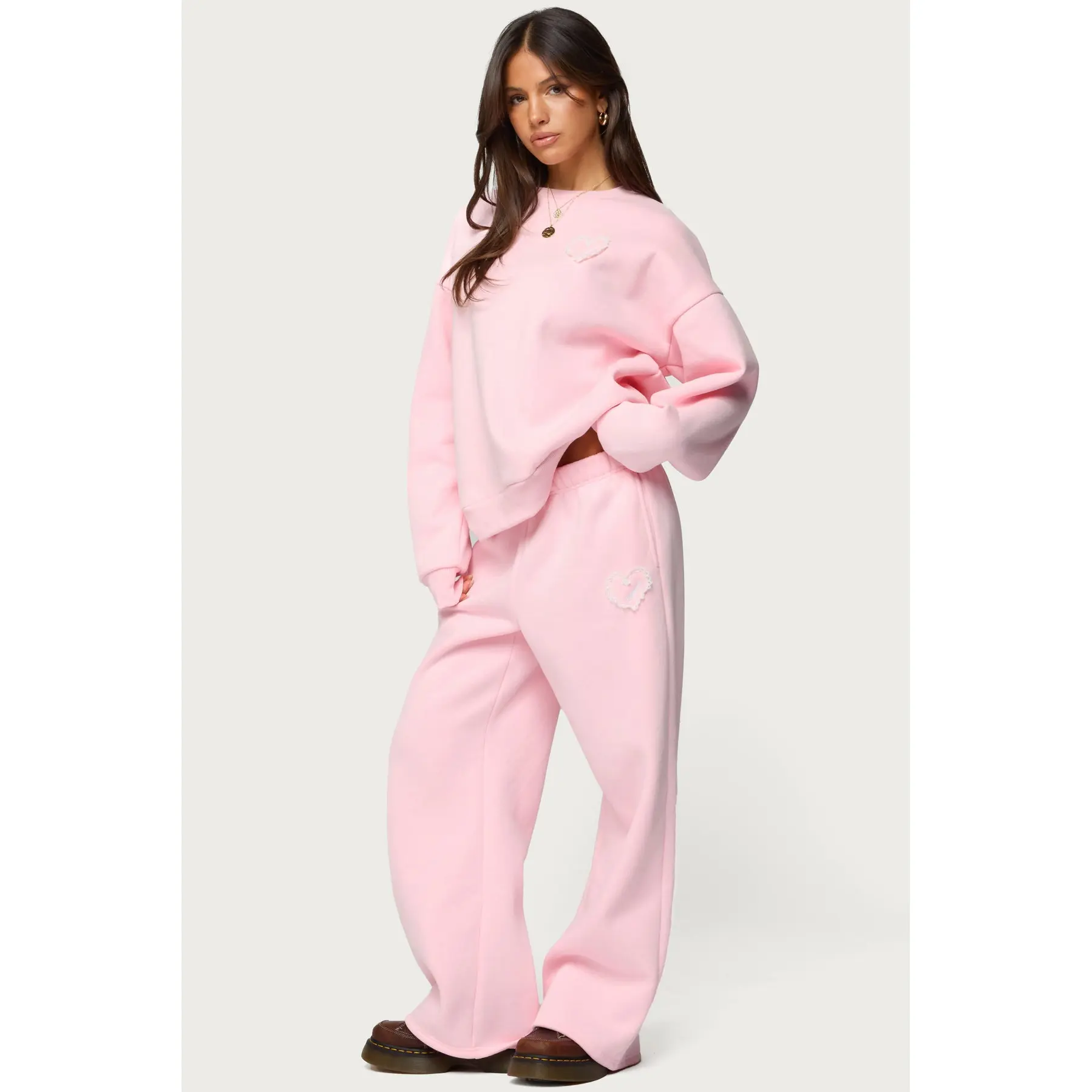 Love Edikted Wide Leg Sweatpants