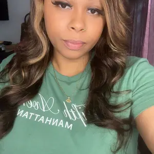 Luvme Hair Glueless Wig Loose Body Wave Blonde Highlight 7x6 Closure HD Lace Wig Ready To Go