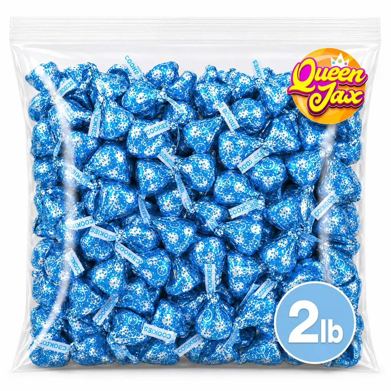 Cookies & Cream Kisses, 2LB Bulk, Individually Wrapped