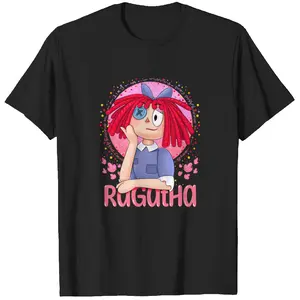 Ragatha The Amazing Digital Circus T-Shirt | TADC Cartoon Graphic Tee | Cute Circus Character Streetwear Shirt | Unisex Oversized Cotton Tee | Digital Circus Fan Gift