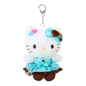 Hello Kitty Plush Mascot Keychain (Chocolate Mint Series)
