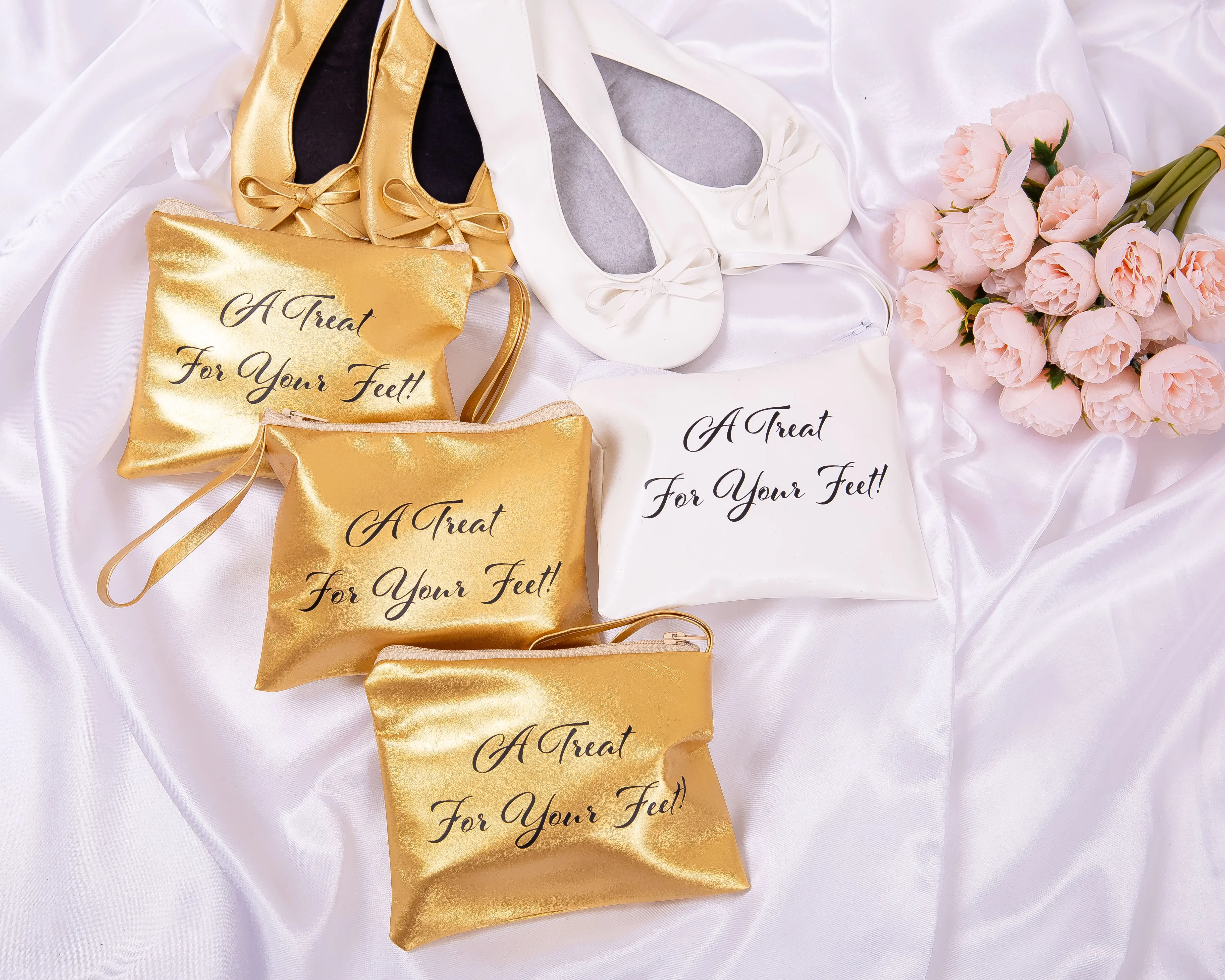 Foldable Ballet Flats / Dancing Flats for Wedding Guests